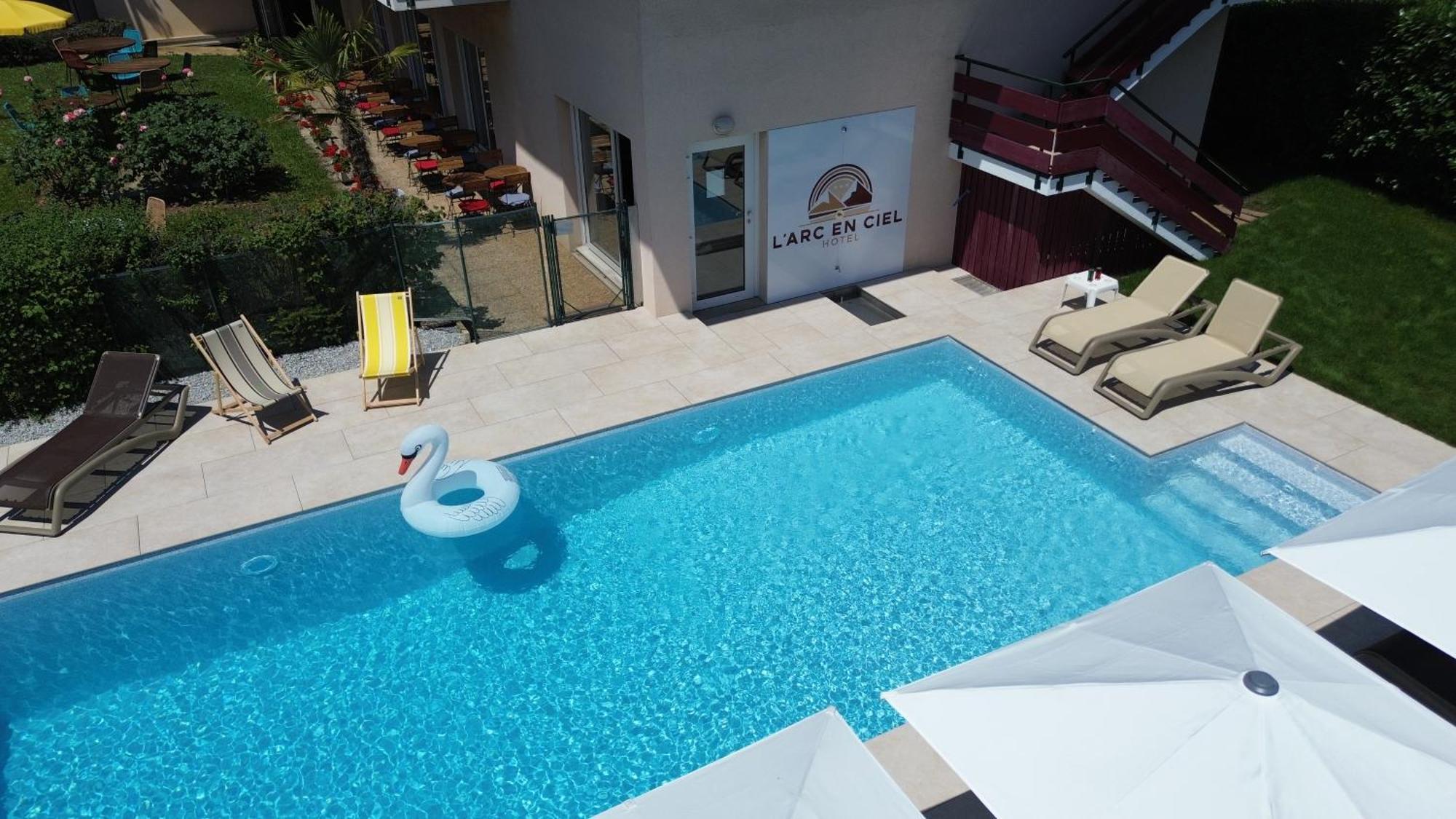Logis Hotel Arc En Ciel Thonon-les-Bains Exterior foto